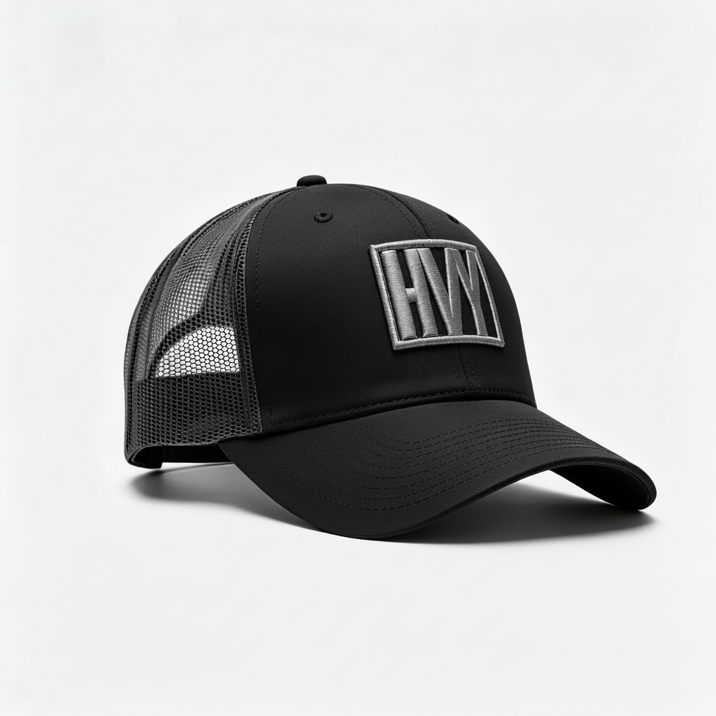 BLK/Slate HVY Trucker