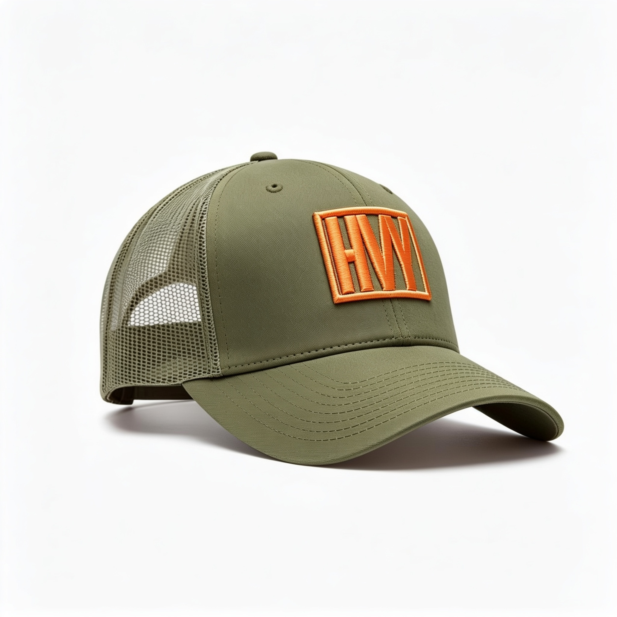 Buck/Orange HVY Trucker